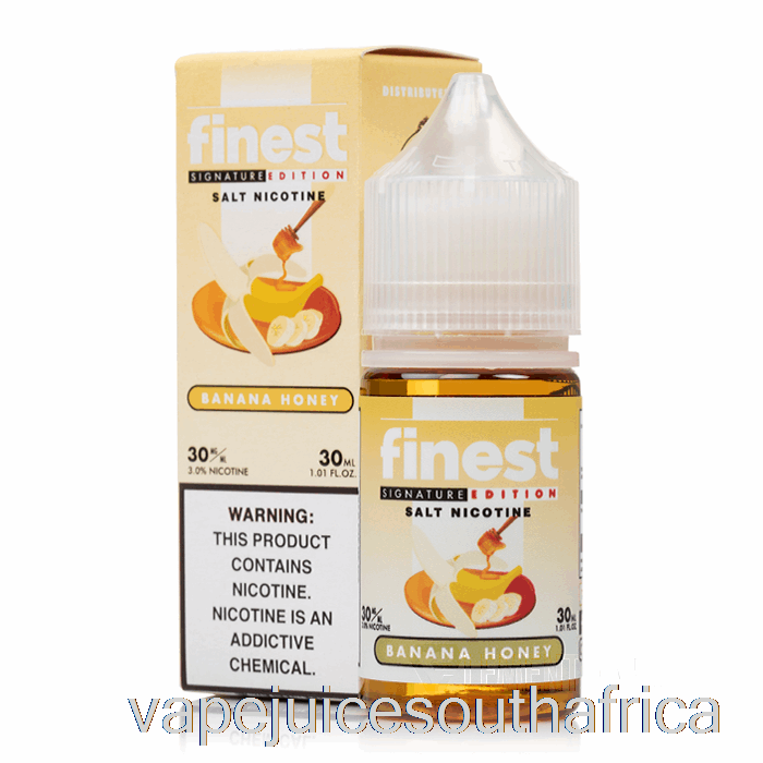 Vape Juice South Africa Banana Honey - The Finest Signature Edition Salt Nic - 30Ml 30Mg